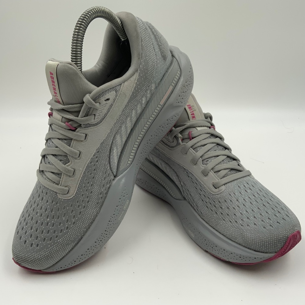 Brooks Adrenaline GTS 24 Womens Running Shoes Grey Pink 1204261B019 Size 7